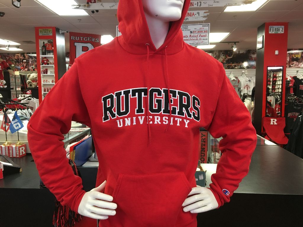 Rutgers Champion Hood in Red - Scarlet Fever Rutgers Gear