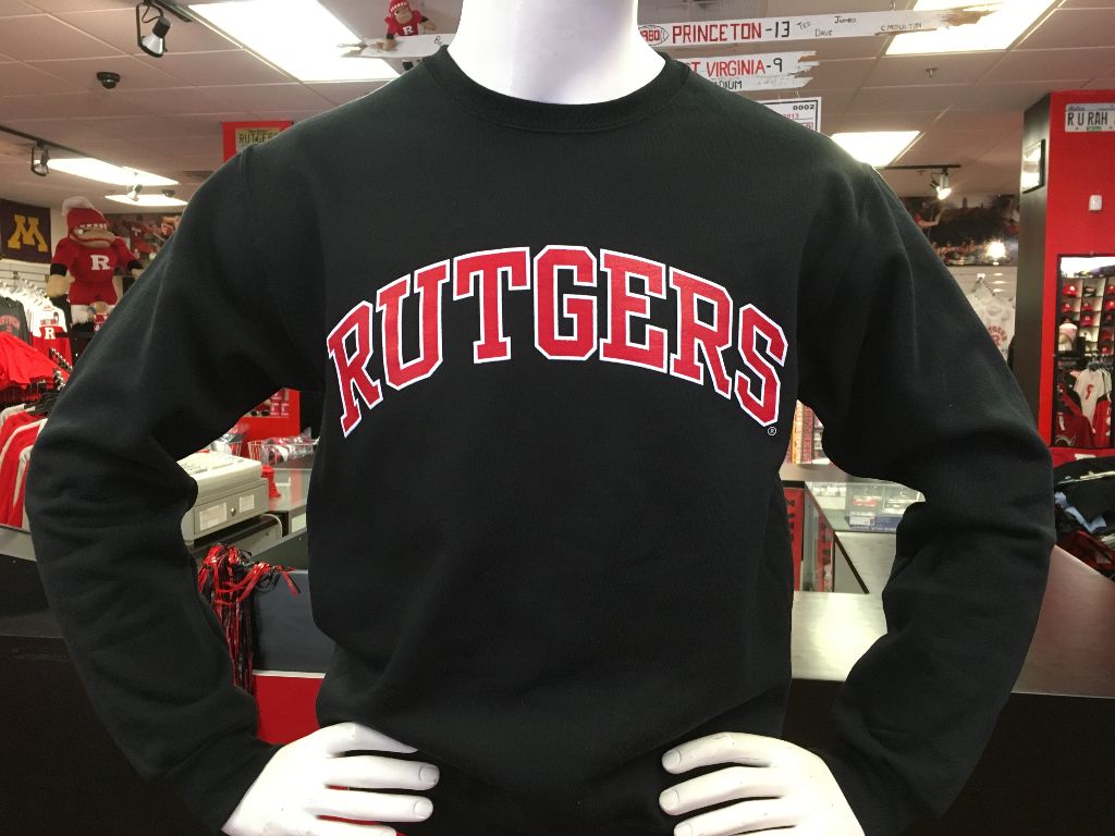 Rutgers Crewneck in Black
