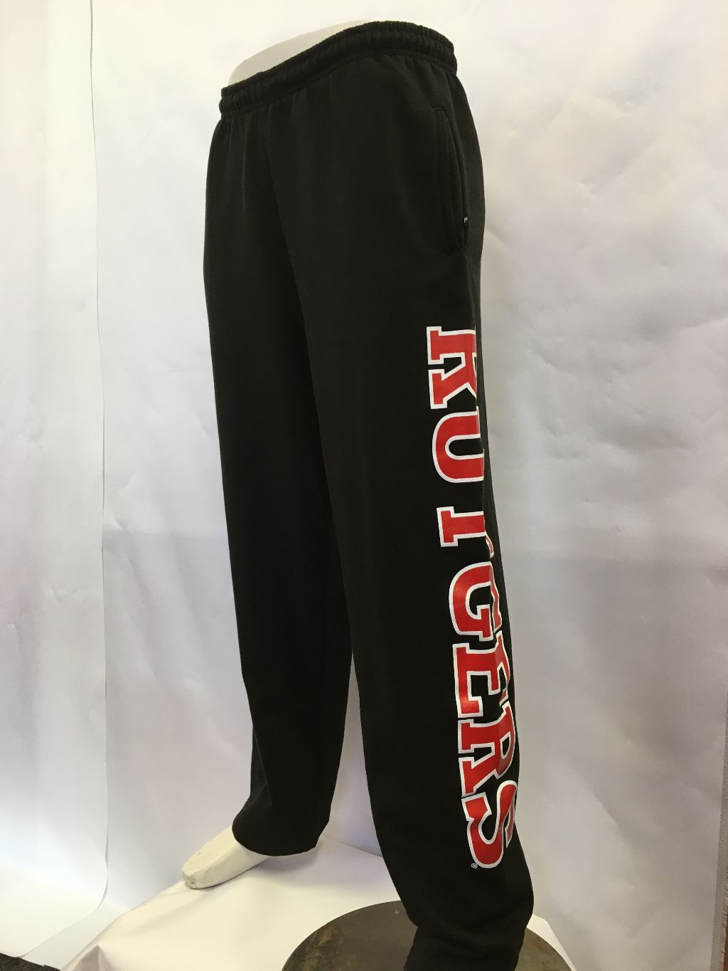 Rutgers Champion Sweatpant in Black - Scarlet Fever Rutgers Gear