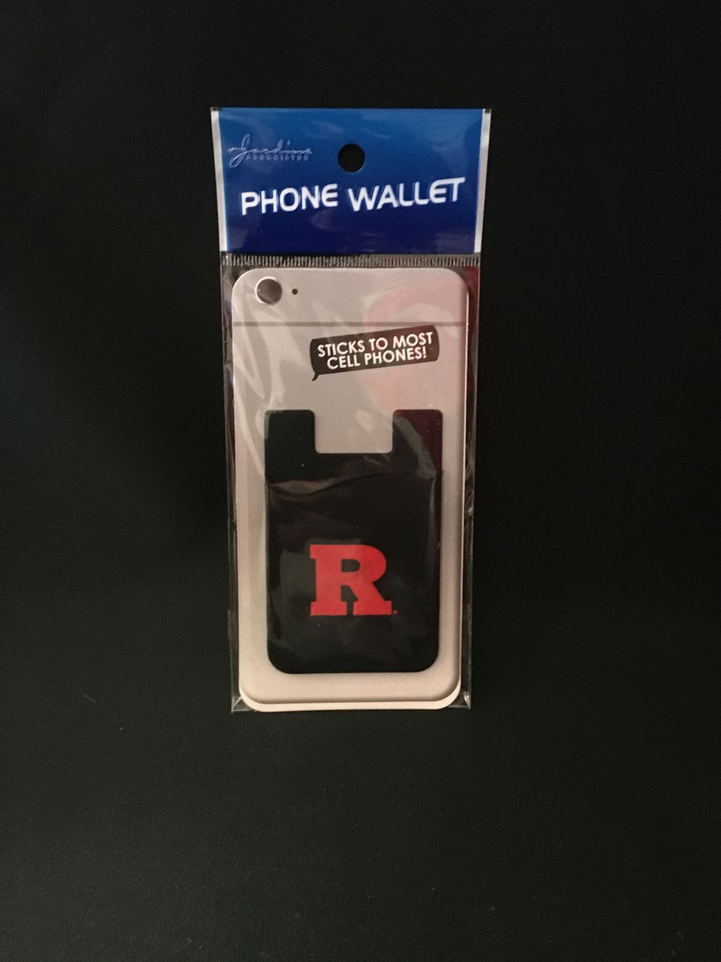 Silicone Cell Phone Wallet Black