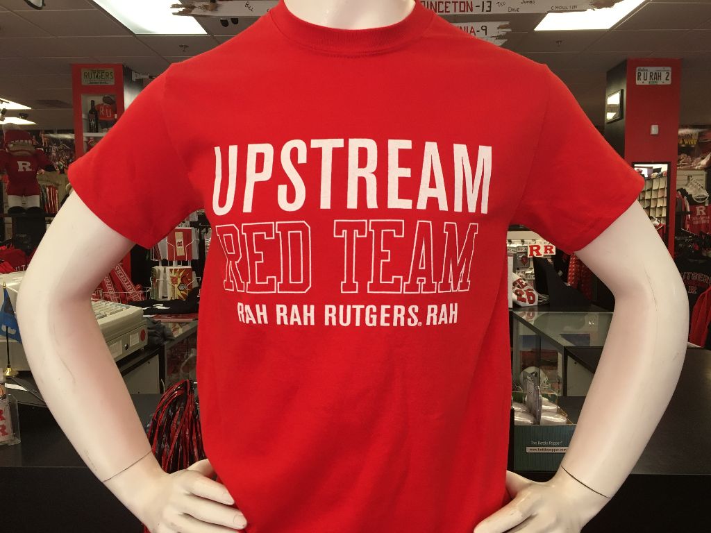 Rutgers Upstream Red Team T Scarlet Fever Rutgers Gear