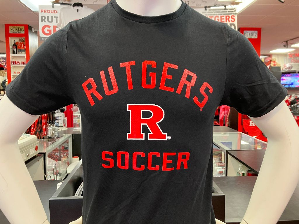 Rutgers Sports T Black Soccer - Scarlet Fever Rutgers Gear