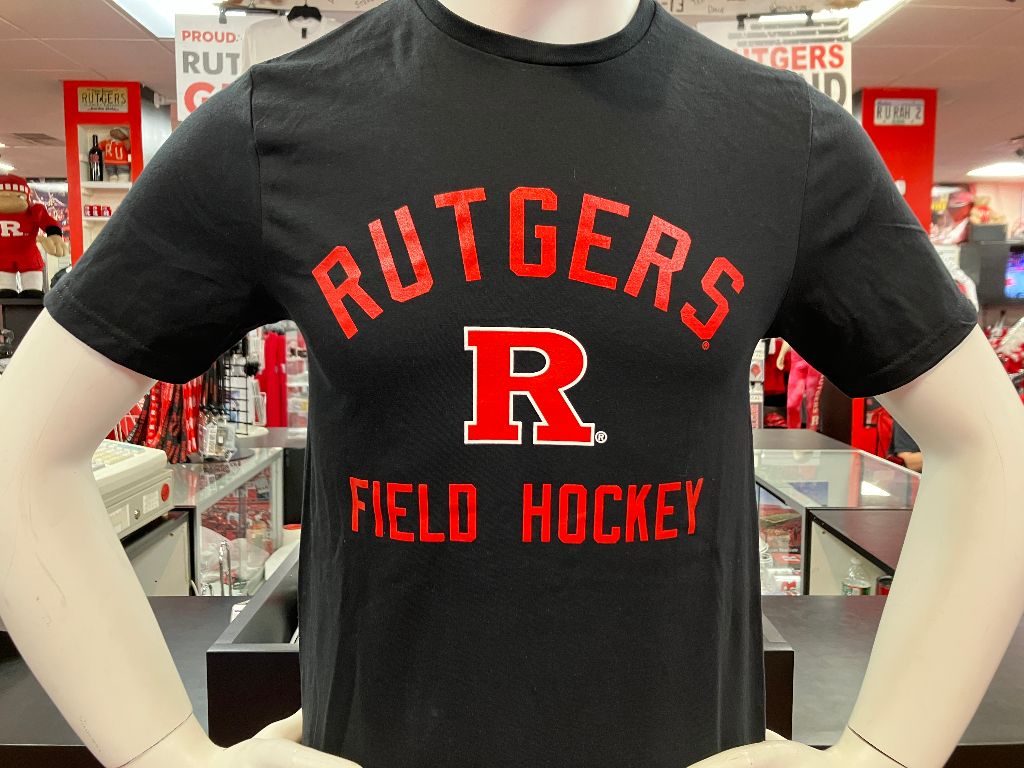 Rutgers Sports T Black Field Hockey - Scarlet Fever Rutgers Gear