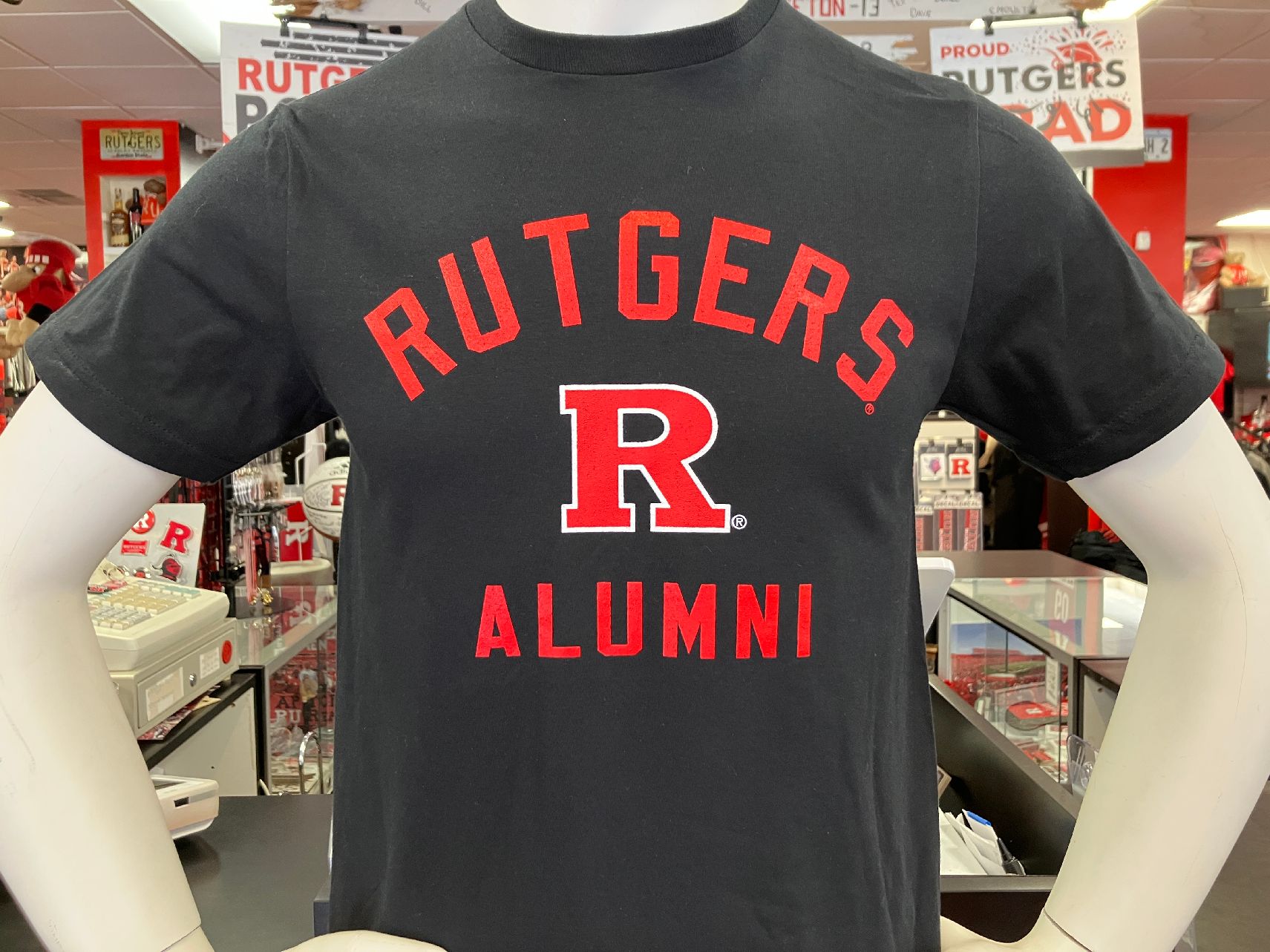 Rutgers Alumni Black tshirt - Scarlet Fever Rutgers Gear